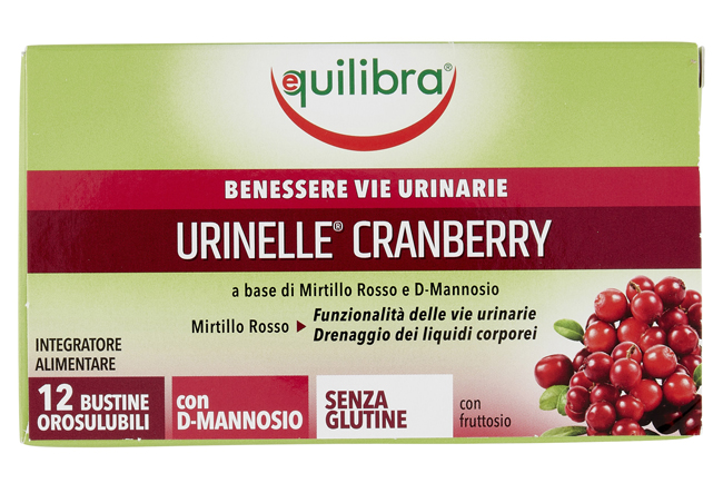 URINELLE CRANBERRY 12 STICKPACK OROSOLUBILI - Antica Farmacia Ferrari