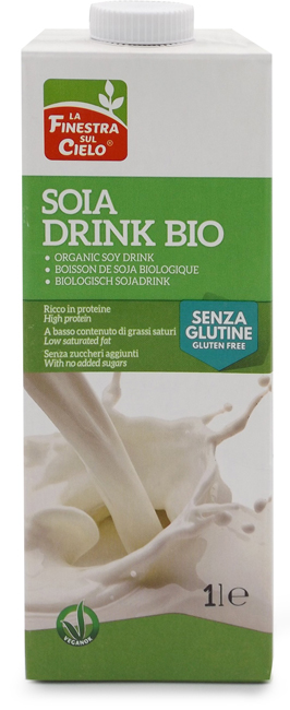 BEVANDA SOIA DRINK SENZA GLUTINE BIO 1 LITRO - Antica Farmacia Ferrari