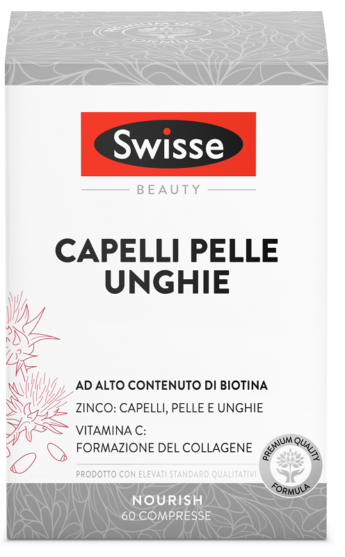 SWISSE CAPELLI PELLE UNGHIE 60 COMPRESSE - Antica Farmacia Ferrari