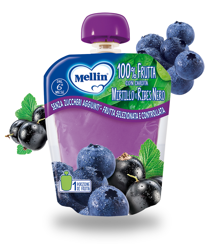 MELLIN POUCH MIRTILLO/RIBES 90 G - Antica Farmacia Ferrari