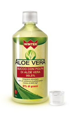 WINTER ALOE VERA SUCCO E POLPA 1 LITRO - Antica Farmacia Ferrari