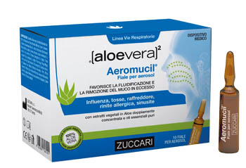 ALOEVERA2 AEROMUCIL 10 FIALE 5 ML - Antica Farmacia Ferrari