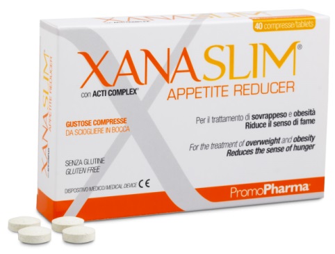 XANASLIM APPETITE REDUCER 40 COMPRESSE MASTICABILI - Antica Farmacia Ferrari