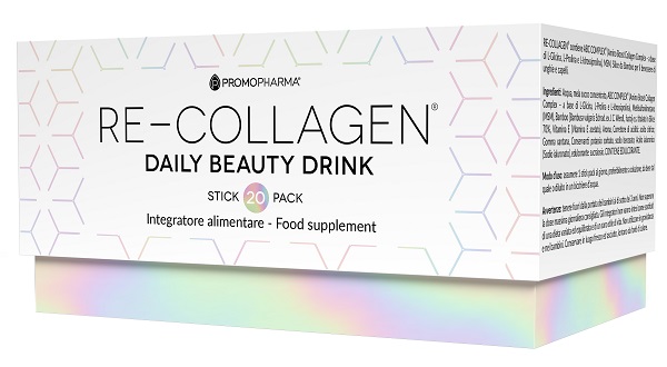 RE-COLLAGEN DAILY BEAUTY DRINK 20 STICK PACK X 12 ML - Antica Farmacia Ferrari