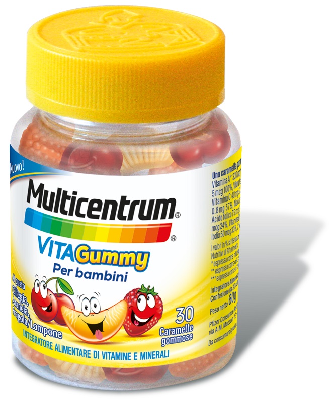 MULTICENTRUM VITAGUMMY 30 CARAMELLE GOMMOSE - Antica Farmacia Ferrari