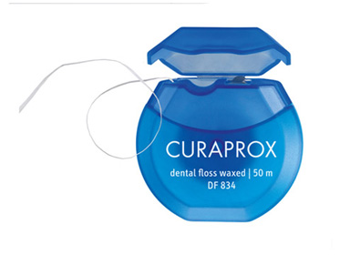 CURAPROX DF 834 DENTAL FLOSS WAXED 50 METRI - Antica Farmacia Ferrari