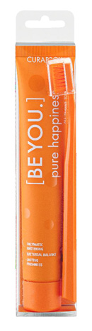 CURAPROX BE YOU PURE HAPPINESS PESCA E ALBICOCCA 1 DENTIFRICIO 90 ML + 1 SPAZZOLINO CS 5460 - Antica Farmacia Ferrari