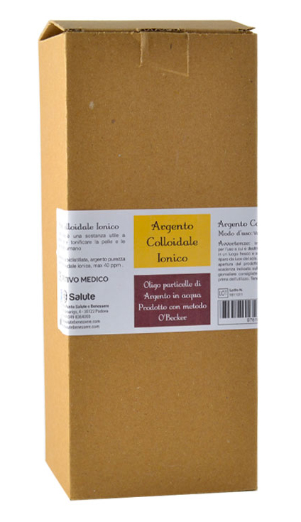 ARGENTO COLLOIDALE IONICO 40PPM CERTIFICATO 1000 ML - Oltrefarma