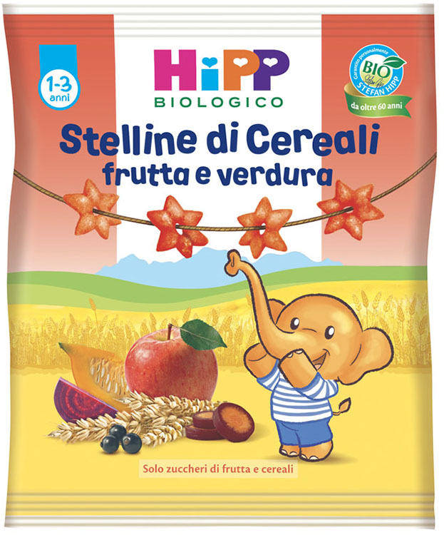HIPP BIO STELLINE FRUTTA VERDURA 30 G - Antica Farmacia Ferrari