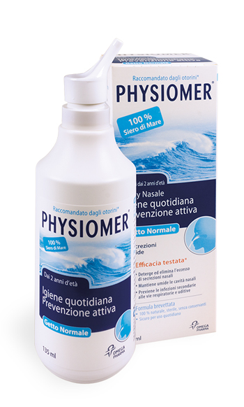 SPRAY NASALE PHYSIOMER GETTO NORMALE 135 ML - Antica Farmacia Ferrari