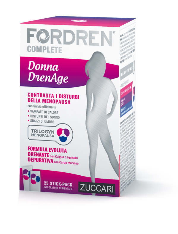 FORDREN COMPLETE DONNA DRENAGE 25 STICKPACK DA 10 ML - Antica Farmacia Ferrari