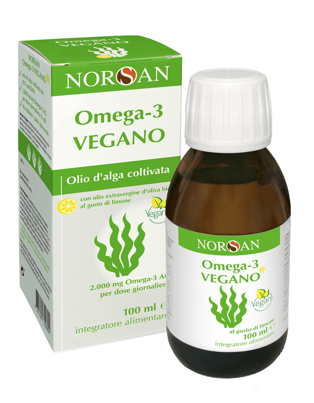 NORSAN OMEGA 3 VEGANO 100 ML AL GUSTO DI LIMONE - Antica Farmacia Ferrari