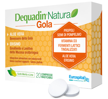 DEQUADIN NATURA GOLA 20 COMPRESSE - Antica Farmacia Ferrari