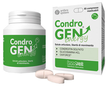 CONDROGEN ENERGY 60 COMPRESSE MASTICABILI - Antica Farmacia Ferrari