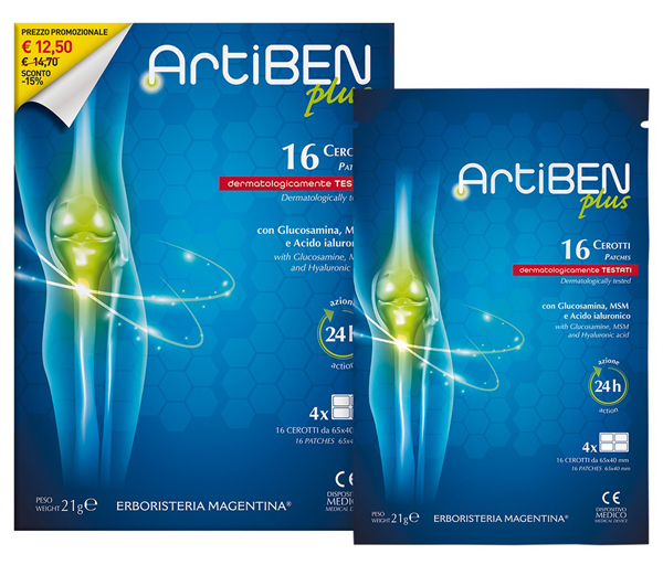 ARTIBEN PLUS CEROTTO 16 PEZZI - Antica Farmacia Ferrari