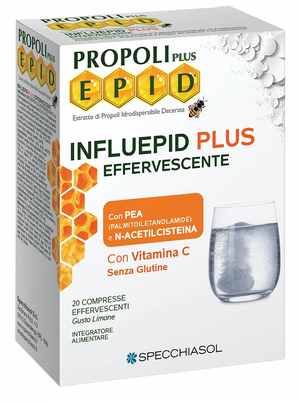 INFLUEPID PLUS EFFERVESCENTE PEA 20 COMPRESSE - Antica Farmacia Ferrari