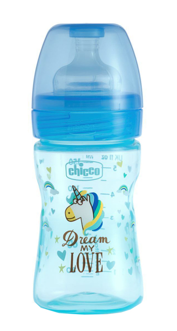 CHICCO BIBERON WB FANTASTIC LOVE SILICONE 150 ML - Antica Farmacia Ferrari