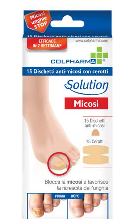 DISCHETTO ANTIMICOSI CON CEROTTO COLPHARMA 15 PEZZI - Antica Farmacia Ferrari