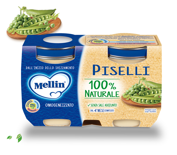 OMOGENEIZZATO PISELLI 2 X 125 G - Antica Farmacia Ferrari