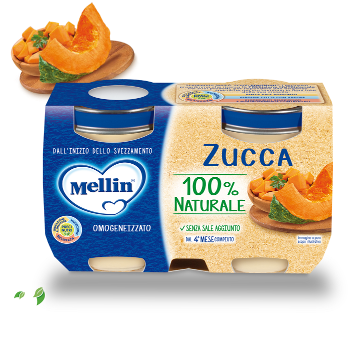 OMOGENEIZZATO ZUCCA 2 X 125 G - Antica Farmacia Ferrari
