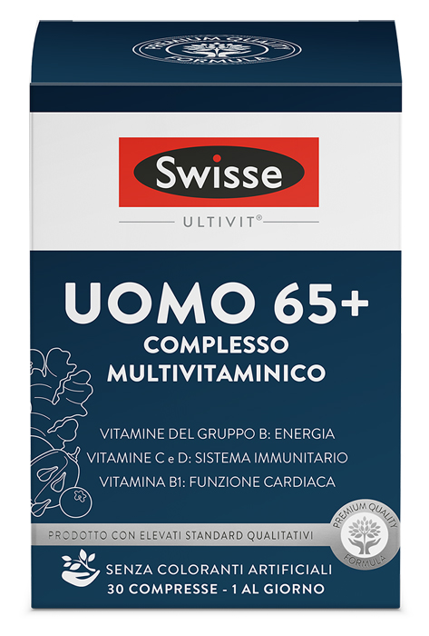SWISSE UOMO 65+ COMPLESSO MULTIVITAMINICO 30 COMPRESSE - Antica Farmacia Ferrari