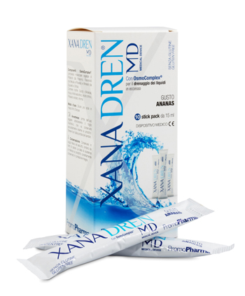 XANADREN MD ANANAS 10 STICK PACK X 15 ML - Antica Farmacia Ferrari