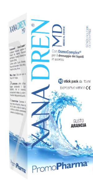 XANADREN MD ARANCIA 10 STICK PACK X 15 ML - Antica Farmacia Ferrari