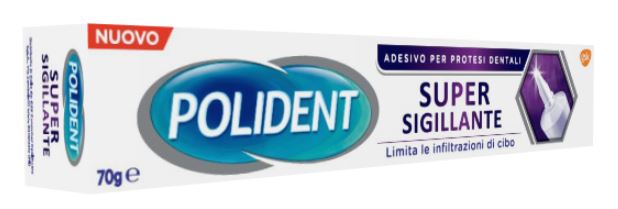 POLIDENT SUPER TENUTA+SIGILLANTE ADESIVO PROTESI DENTALE 70 G - Antica Farmacia Ferrari