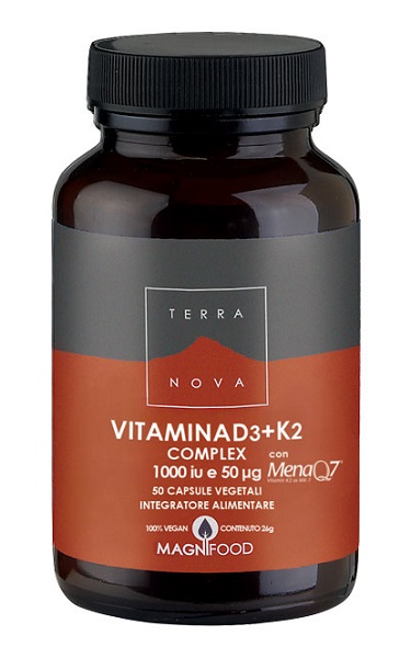TERRANOVA VITAMINA D3 + K2 50 CAPSULE - Antica Farmacia Ferrari