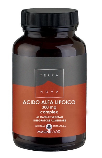 TERRANOVA ACIDO ALFA LIPOICO 300MG COMPLEX 50 CAPSULE - Antica Farmacia Ferrari