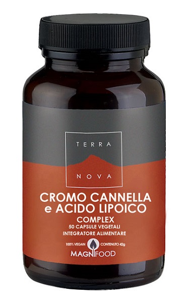 TERRANOVA CROMO/CANNELLA/ACIDO LIPOICO COMPLEX 50 CAPSULE - Antica Farmacia Ferrari