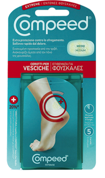 COMPEED CEROTTO PER VESCICHE TALLONE SPORT 5 PEZZI - Antica Farmacia Ferrari
