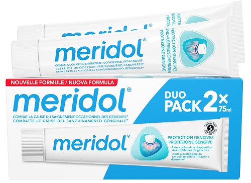 MERIDOL DENTIFRICIO BITUBO 75 ML X 2 - Antica Farmacia Ferrari