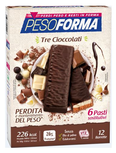 PESOFORMA BARR 3 CIOCCOLATI 372 G - Antica Farmacia Ferrari