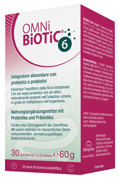 OMNI BIOTIC 6 BARATTOLO 60 G - Antica Farmacia Ferrari