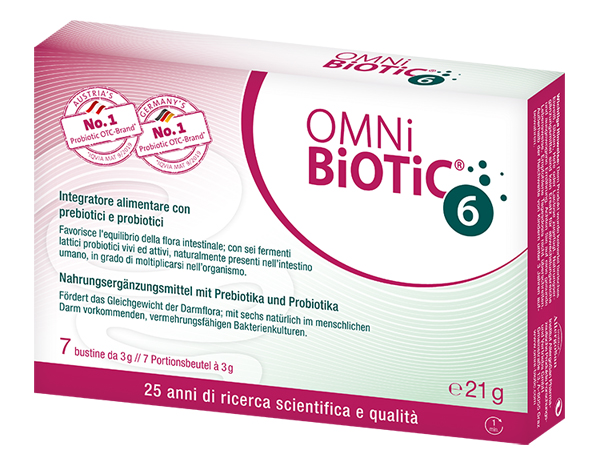 OMNI BIOTIC 6 POLVERE 7 BUSTINE DA 3 G - Antica Farmacia Ferrari
