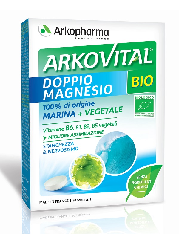 ARKOVITAL DOPPIO MAGNESIO BIO 30 COMPRESSE - Antica Farmacia Ferrari