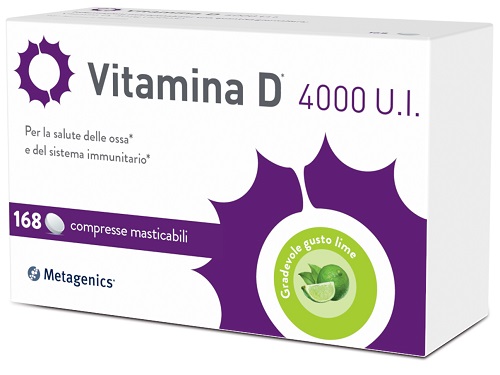 VITAMINA D 4000UI 168 COMPRESSE MASTICABILI - Antica Farmacia Ferrari