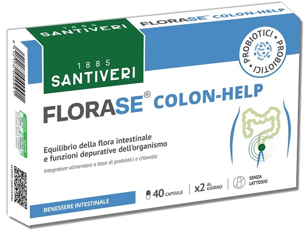 FLORASE COLON HELP 40 CAPSULE - Antica Farmacia Ferrari