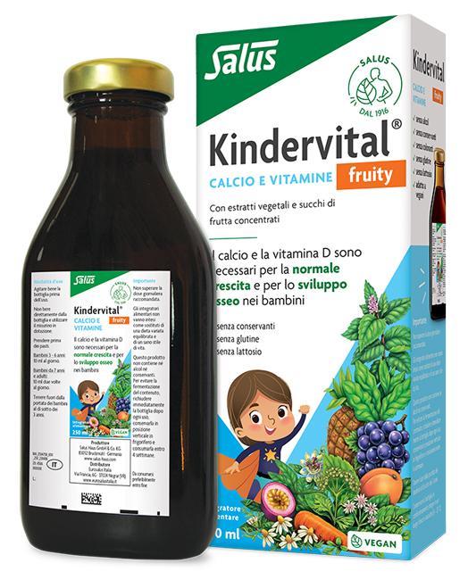 KINDERVITAL FRUITY 250 ML - Antica Farmacia Ferrari