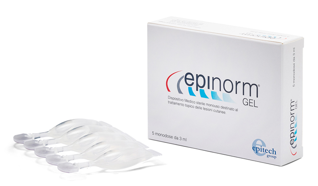 EPINORM GEL TRATTAMENTO LESIONI CUTANEE DA EPISIOTOMIA 5 MONODOSE 3 ML - Antica Farmacia Ferrari