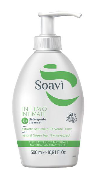 SOAVI INTIMO ANTIBATTERICO PH3,5 FLACONE CON DISPENSER 500 ML - Oltrefarma