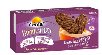 CEREAL BUONI SENZA BISCOTTI BREAKFAST CACAO E CIOCCOLATO 200 G - Antica Farmacia Ferrari