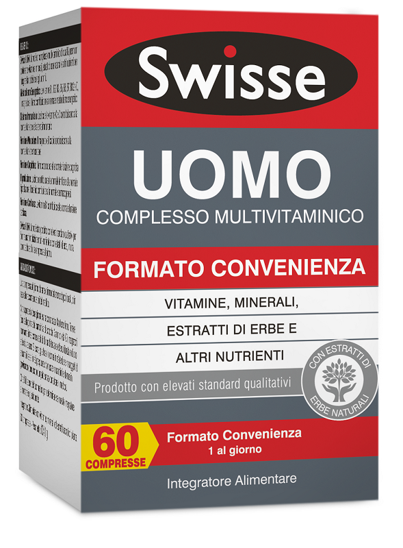 SWISSE UOMO MULTIVITAMINICO 60 COMPRESSE - Antica Farmacia Ferrari