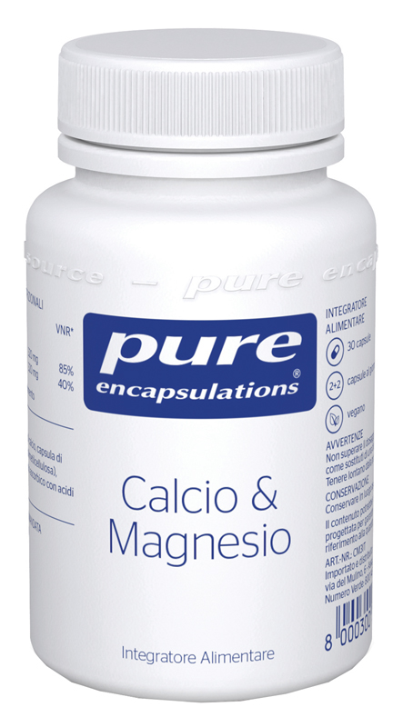 PURE ENCAPSULATIONS CALCIO & MAGNESIO 30 CAPSULE - Oltrefarma