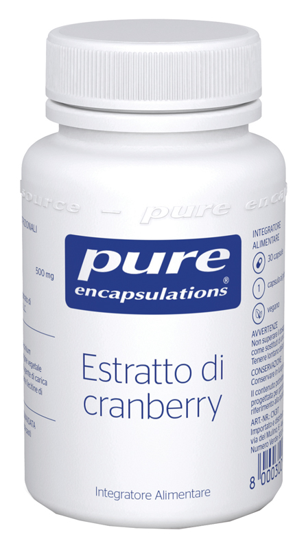 PURE ENCAPSULATIONS ESTRATTO DI CRANBERRY 30 CAPSULE - Oltrefarma