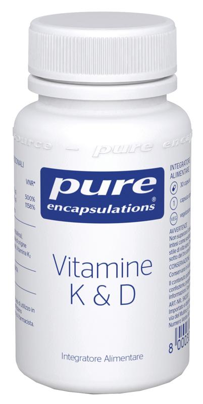 PURE ENCAPSULATIONS VITAMINE K & D 30 CAPSULE - Oltrefarma