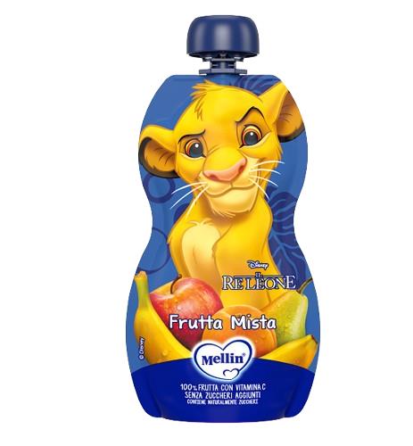 POUCH DISNEY RE LEONE FRUTTA MISTA 110 G - Oltrefarma