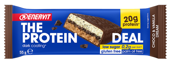 ENERVIT PROTEIN DEAL BARRETTA CHOVAN 55 G - Oltrefarma