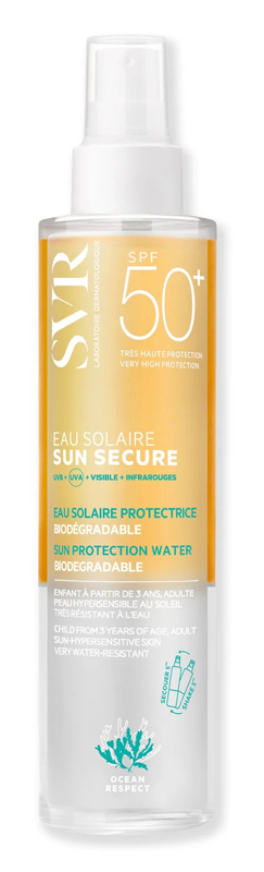 SUN SECURE EAU SOLAIRE SPF50 200 ML - Oltrefarma